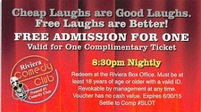 Riviera Casino - Las Vegas, NV - Vintage Paper Coupon Card