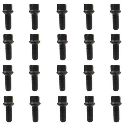 20x Radschrauben M14x1,5 Kugelbund R13 33mm schwarz Ford Galaxy I 95 Galaxy I 95