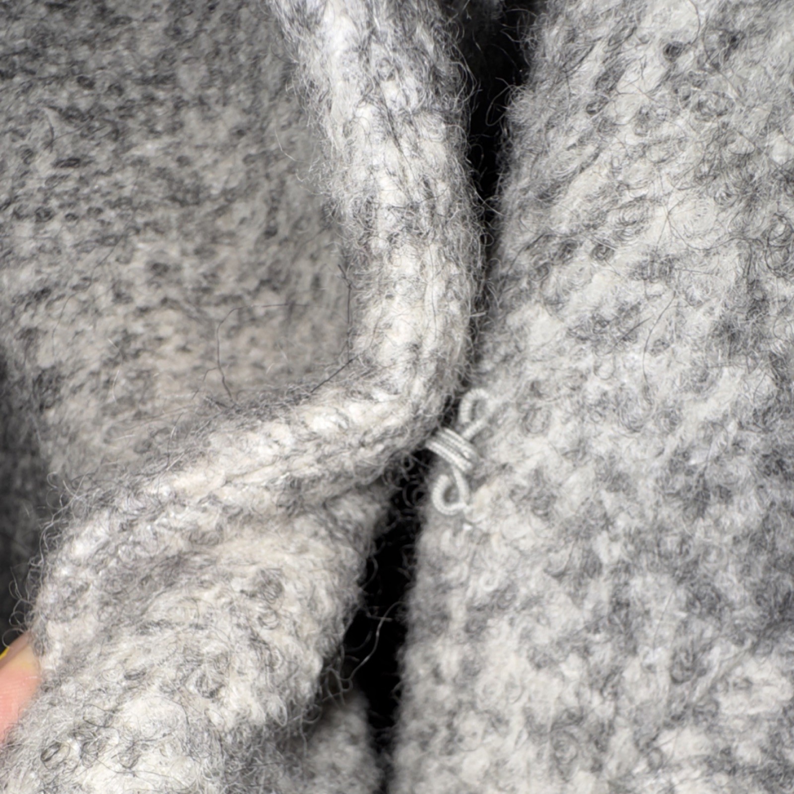 FOREVER 21 Gray Collared Button Lined Overcoat Wo… - image 5