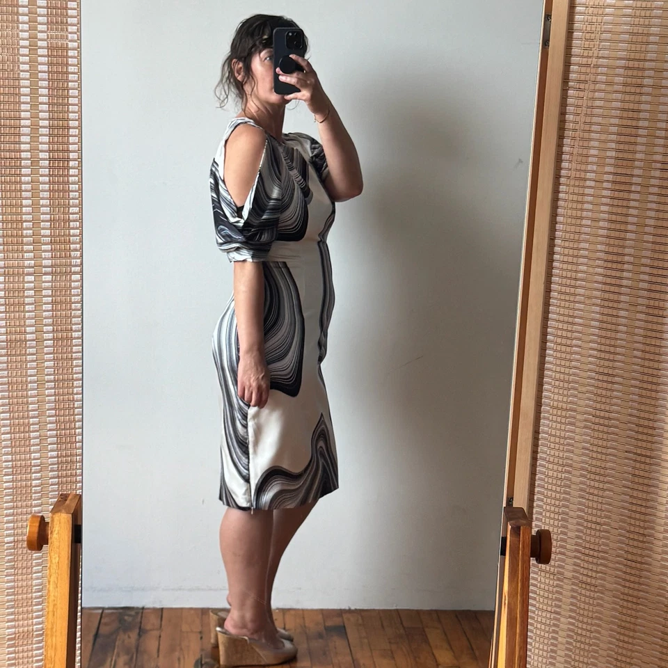 Túnica de seda CARLOS MIELE primavera 2012 pronta para usar - Tamanho M - Muito bom estado - Imagem 2 de 4