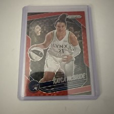 KAYLA MCBRIDE 2025 PANINI PRIZM WNBA RED POWER /75 MINNESOTA LYNX