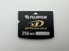 Fujifilm xD-Picture Card 256MB Memory Card Tested  Formatted Genuine