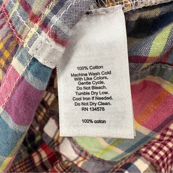 Vineyard Vines Patchwork Madras Classic Murray 10… - image 3