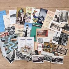 Vintage Travel Brochures Postcards Guides Salzburg Etc 1930’s