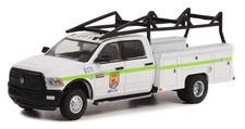 Greenlight 46100-E Dually Drivers Series 10-2018 Ram 3500 1/64 Scale, Silver 