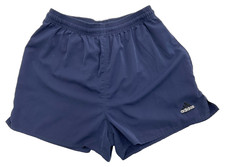 Adidas EQUIPMENT VINTAGE Mens Football Shorts 90s Soccer Navy Blue M/D5/F42/GB32