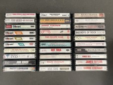 80  s 90  s Country/ Rock Cassettes- Lot Of 30 Mixed Less Than 1 Per Tape 8 
