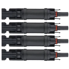15A 4 Pair in-Line Diode Connector Solar Panel Cable Connectors
