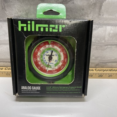 #ad HILMOR ANALOG GAUGE 3 1 8quot; 80MM REFRIGERANT PRESSURE GAUGE 1839087 $25.23