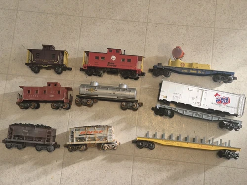 Lot of MTH RailKing Lionel Exc.  O Gauge Rolling Stock Freight Cars Caboose