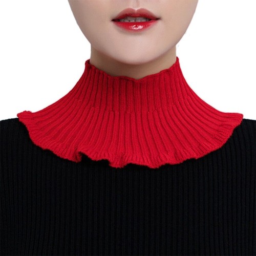 Womens Half Top Collar Neck Dickey False Fake Turtleneck Neck Warmer Multi Color - Picture 3 of 17