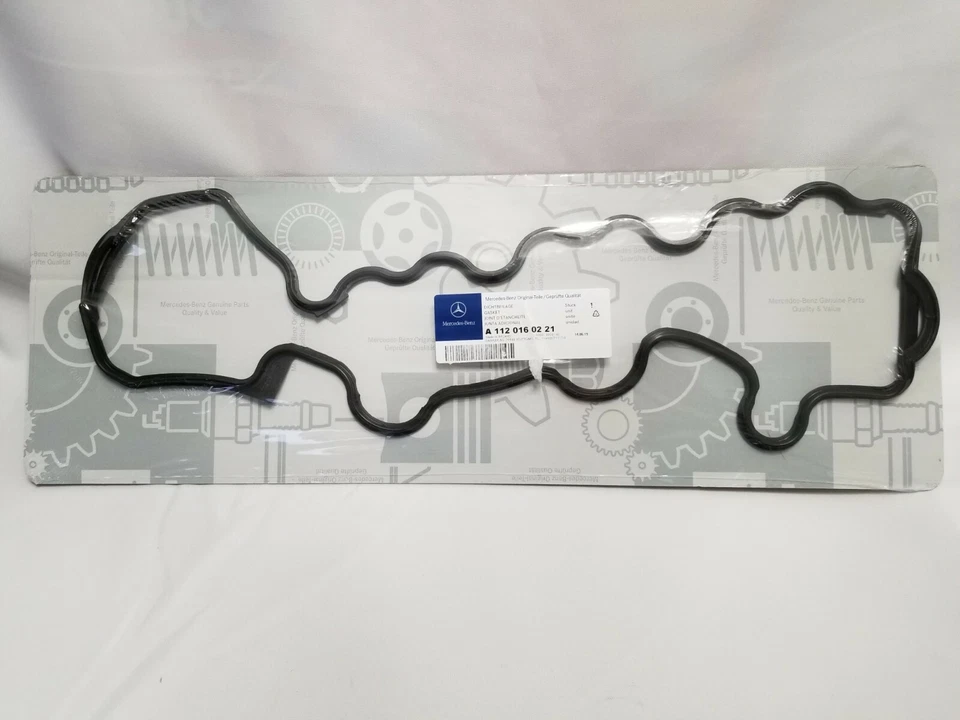 Juego de 2 juntas de cubierta de válvula izquierda y derecha para motor Mercedes M112 originales OEM Foto 2 de 4