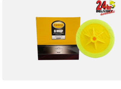 G Mop 6'' (150mm) std yellow compounding head 14mm thread