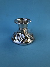 Sch&ouml;ner gr. deutscher Stumpen-Kerzenhalter, 835 Silber, Johann Beck ~1930,  505g