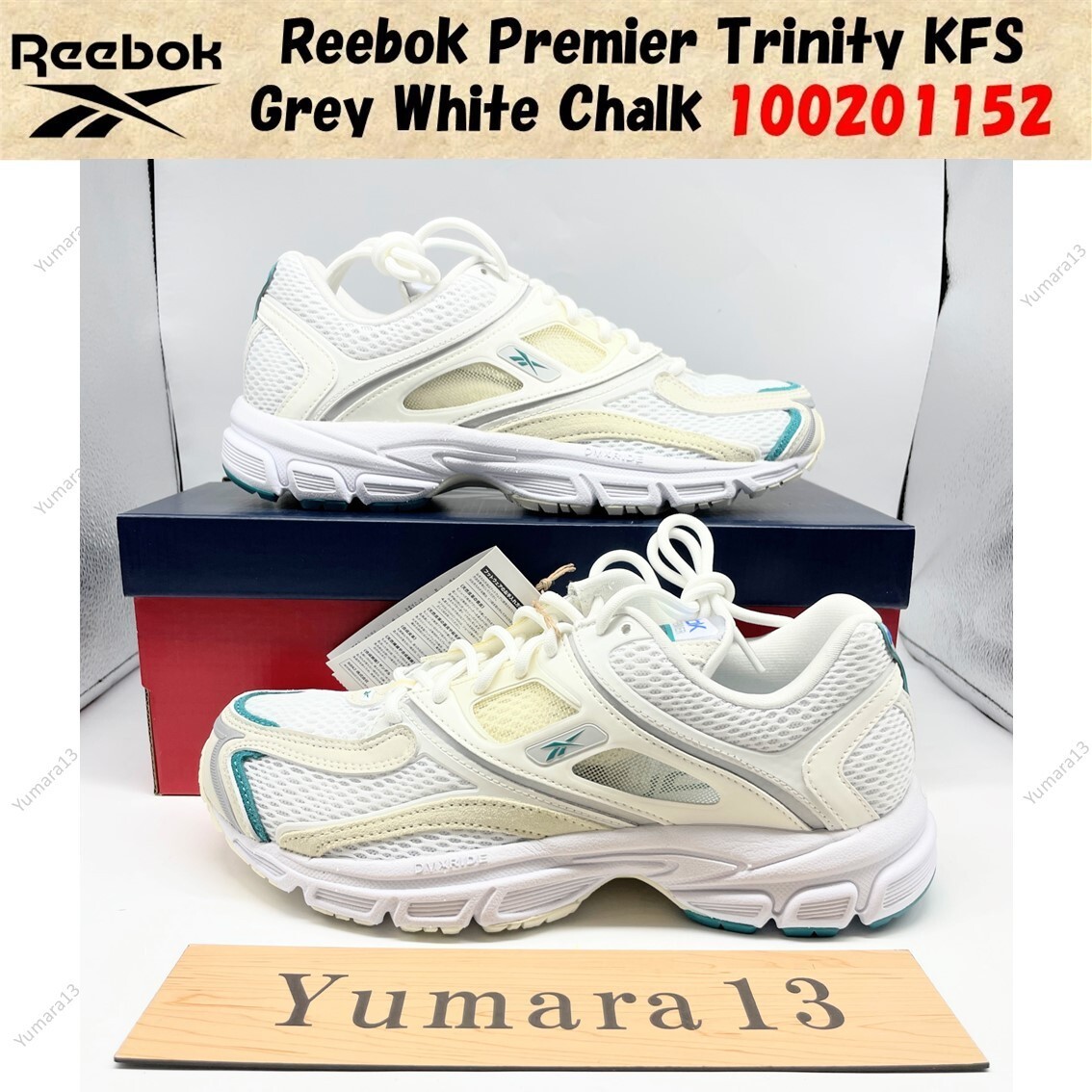 Reebok Premier Trinity KFS Grey White Chalk 100201152 Men's Size