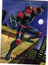 NIGHT THRASHER #78 BASE 1993 Skybox Marvel Masterpieces Collectible Card