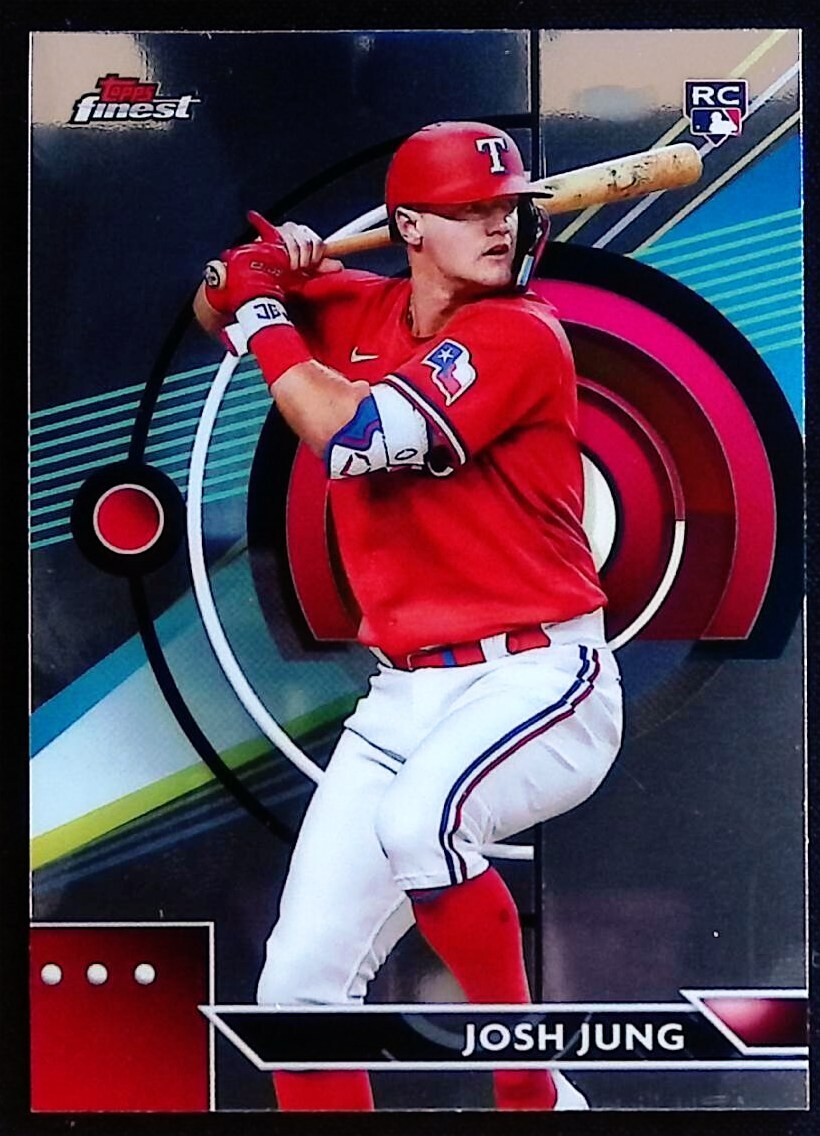 Josh Jung - 2023 Topps Finest #75 - Rookie Card - Rangers