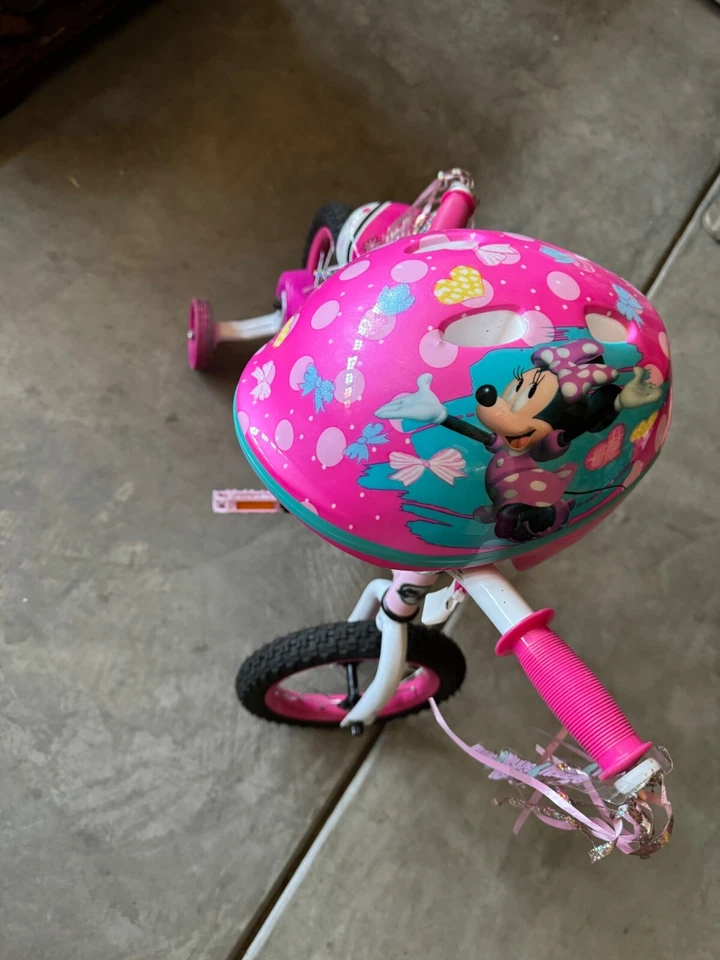 Mini Ratón Niños Rosa Bicicleta Para Niñas Con Hamlet A Juego   Foto 4 de 4