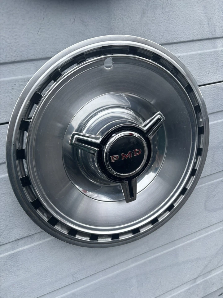 Pontiac Spinner Firebird 1967 convertible Tempest juego de 4 tapacubos bonito fabricante original raro Foto 4 de 4