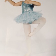 Double Platinum Performance Girls Dance Ballet Costume Size L