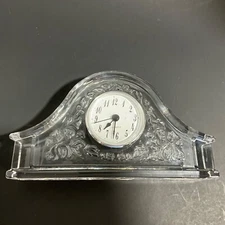 Crystal Table Mantel Clock Royal Limited Works Czech Quartz Model 4065 Taiwan