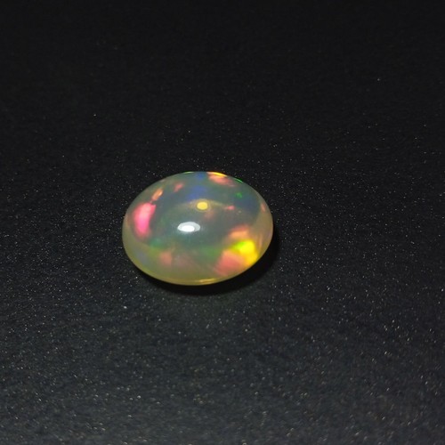 3.6 Ct Natural Transparent Red Green Yellow Flash Fire Welo Opal Oval Cabochon - Picture 3 of 24