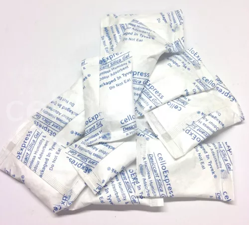 TYVEK 5g Silica Gel Desiccant Packs - Moisture Absorber Bags Sachets UK Seller