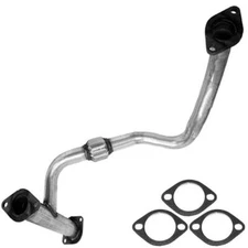 Exhaust Y Pipe w/ Flex fits: 1999-2002 Nissan Frontier & Xterra 3.3L