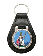 Britannia Leder Schl&uuml;sselanh&auml;nger