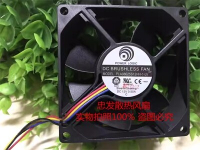 POWER LOGIC PLA08025S12HH-1-LV 8025 DC12V 0.50A 4-Wire PWM Silent Cooling Fan