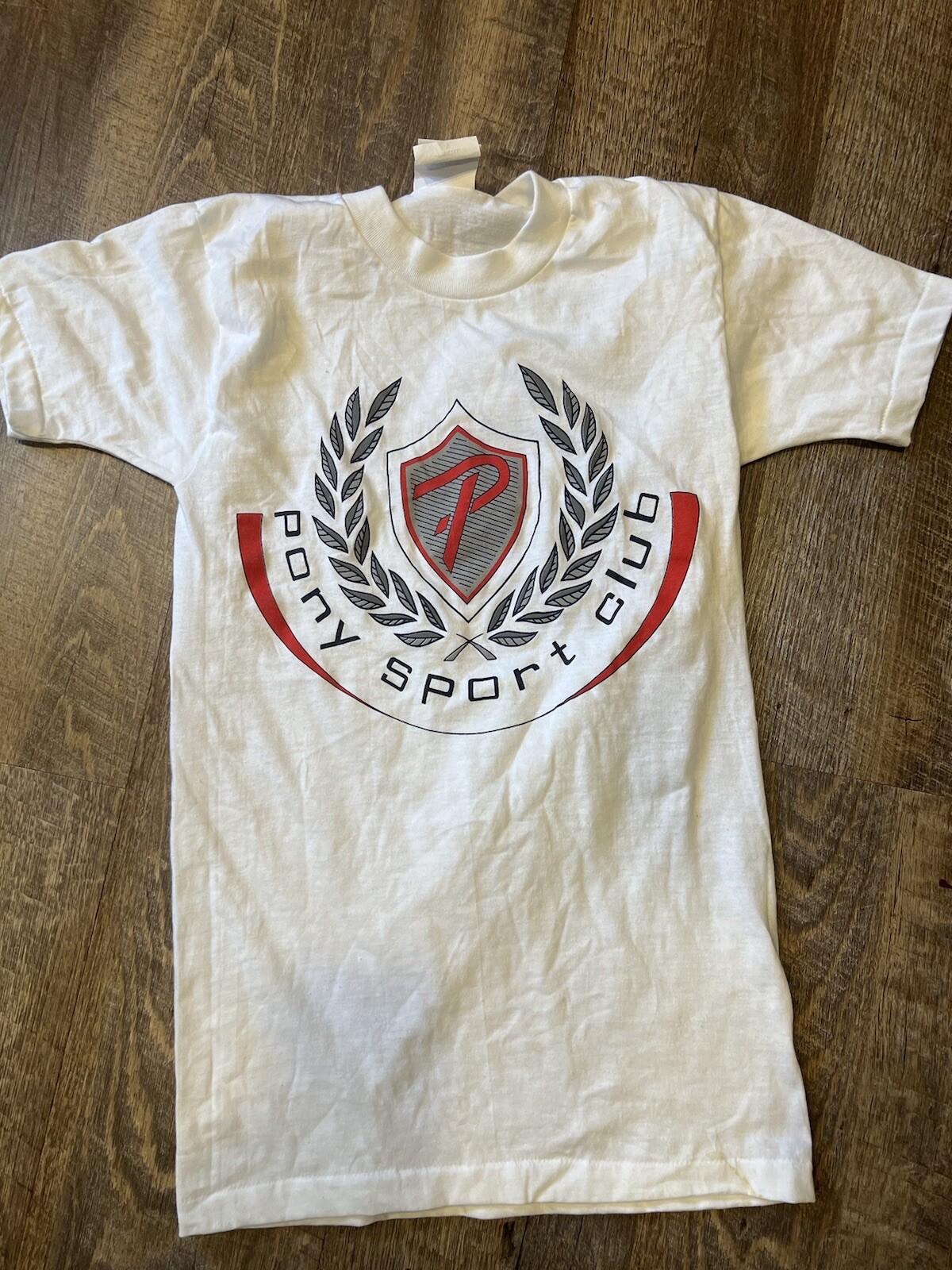 T shirt vintage da uomo anni '80 Pony Athletics piccola usata