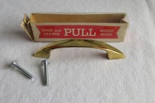 NOS Vtg. drawer pull door pull R290 diecast MCM w/instructions