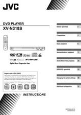 JVC XV-N318S DVD Player Owners Instruction Manual Reprint