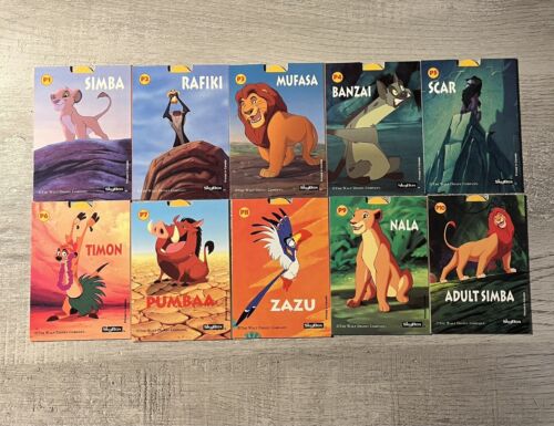 1994 The Lion King Complete Pop-Up Trading Card Set P1-P10 from SkyBox - Picture 1 of 2