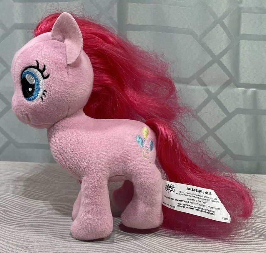 My Little Pony pinkie pie com arquinho azul, Hasbro, 7 cm, usado