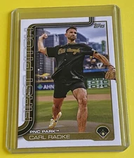 2025 topps series 1 first pitch carl radke