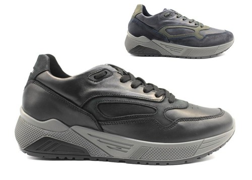 SCARPE DA UOMO Senza lacci Pelle Da Infilare Con Elastici Invernali Comode  Relax EUR 49,00 - PicClick IT