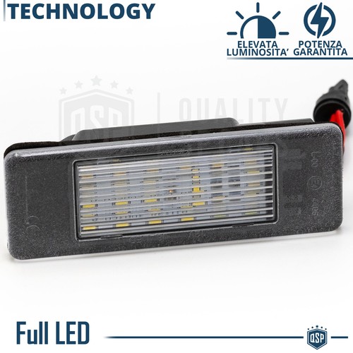 Luci TARGA LED PER CITROEN C4 Picasso-Grand 1 PLACCHETTE Canbus COMPLETE GHIACCI - Foto 6 di 9