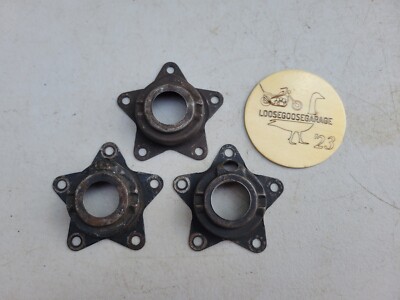 Harley Davidson Star Hub Bearing Covers Wheel Rim Chopper Knucklehead Panhead FL