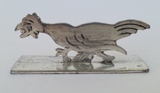 JOLI ancien PORTE COUTEAU ANIMALIER POULE COQ Art Deco BENJAMIN RABIER SANDOZ ?