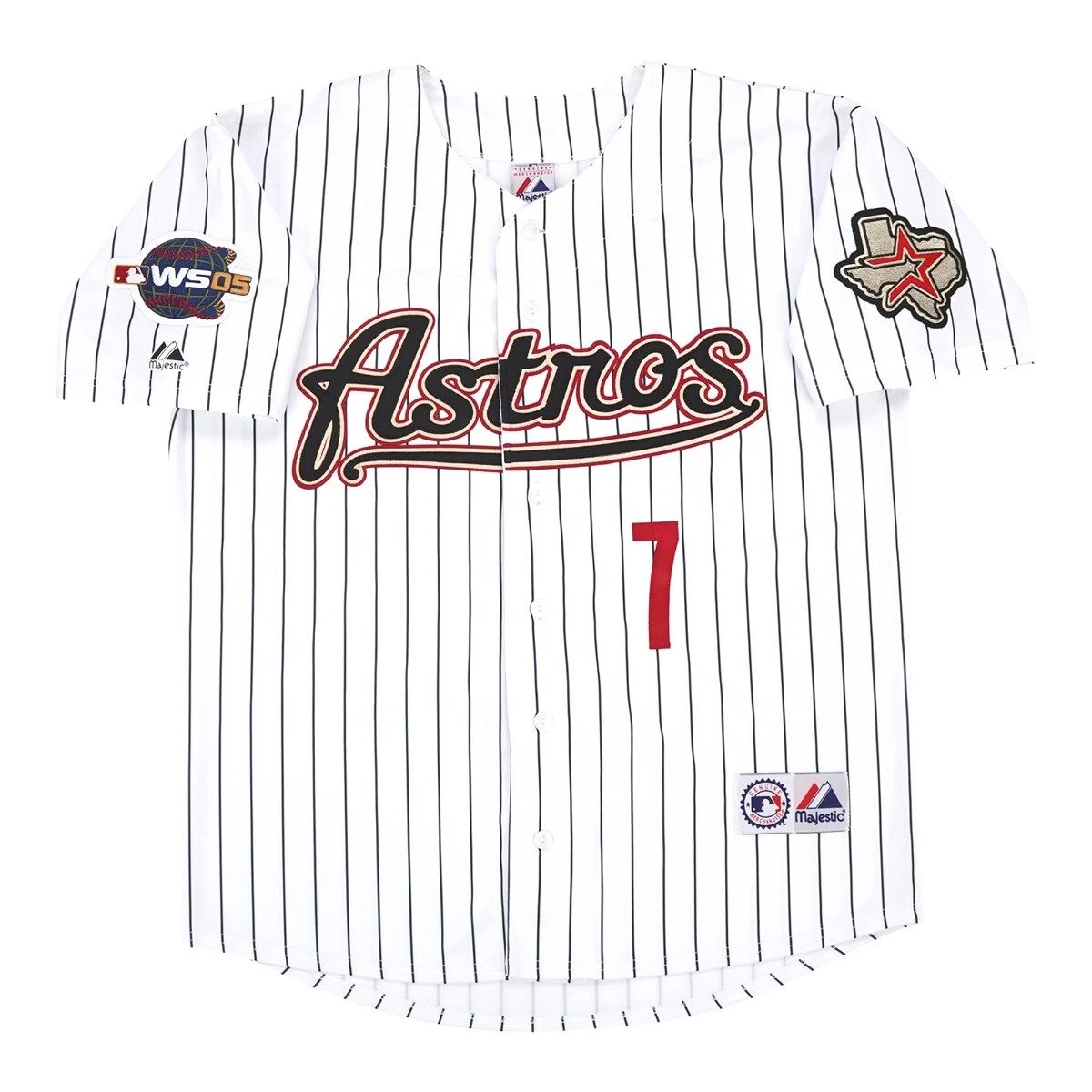 Men's Houston Astros Nike White Home Replica Team Jersey