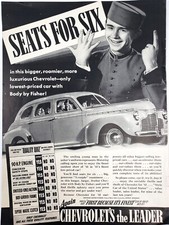Chevrolet Special De Luxe Sport Sedan Vintage 1941 Ad Car Magazine Print