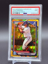 Jose Perdomo GOLD /50 #220 PSA 9 - 2024 Bowman Chrome Sapphire Prospects 