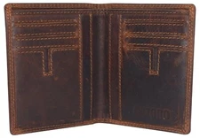 Mens RFID Blocking Vintage Leather Slim Wallet Money Credit Card Holder Bifold