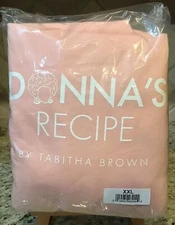 Tabitha Brown Pink  DONNA'S RECIPE SIGNATURE COZY SWEATSHIRT w/ HOOD - Size XXL