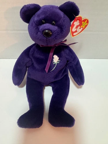 1997 TY Original Beanie Babies "Princess Diana" Bear w/ Tags - Vintage