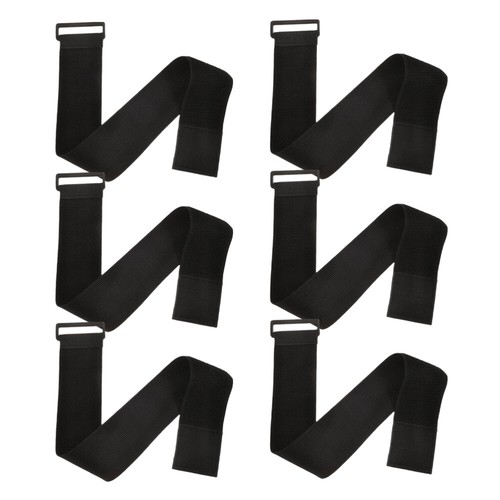 6 Pcs Klettverschlüsse Einstellbare Gurte Fahrrad Sicherheitsbindung - Photo 6/12
