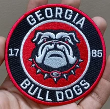 Georgia BullDogs NCAA Team Logo Iron On Patch-Sew Patch-Embroidered Patch