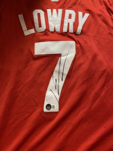 KYLE LOWRY Signed Autographed Toronto Raptors Jersey Beckett Coa rare hot invest - Picture 2 of 4