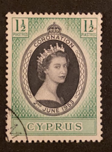 CYPRUS stamps Coronation Elizabeth II. SC # 167 QEII Used